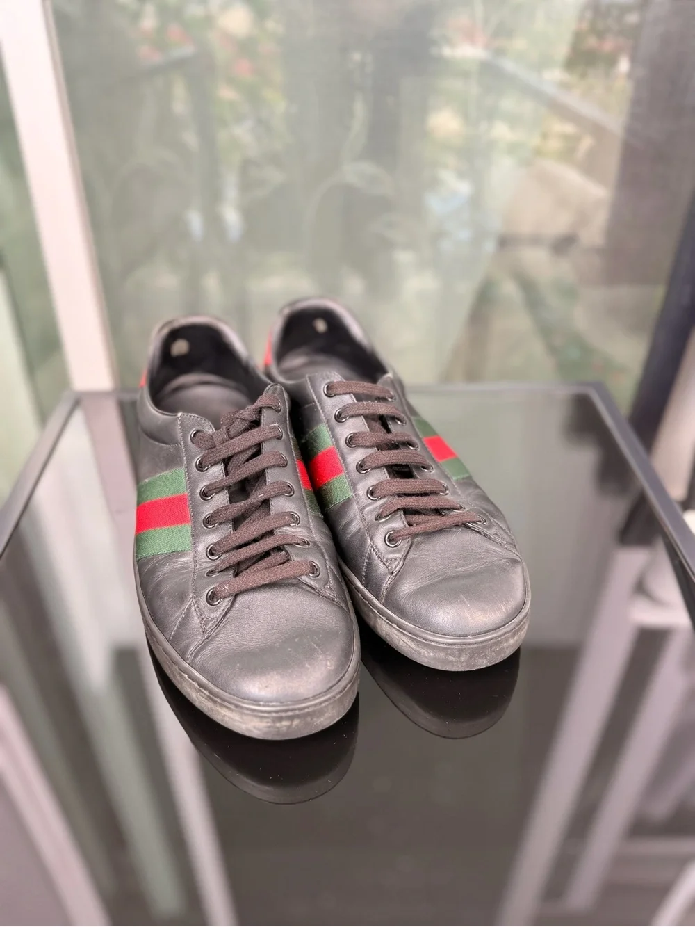 Gucci Ace Leather Sneakers